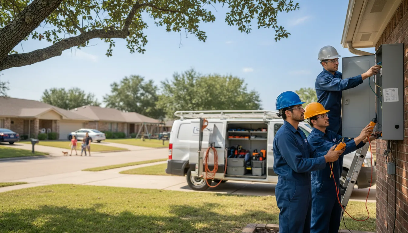 Certified electrician providing emergency electrical services in Inavale, NE